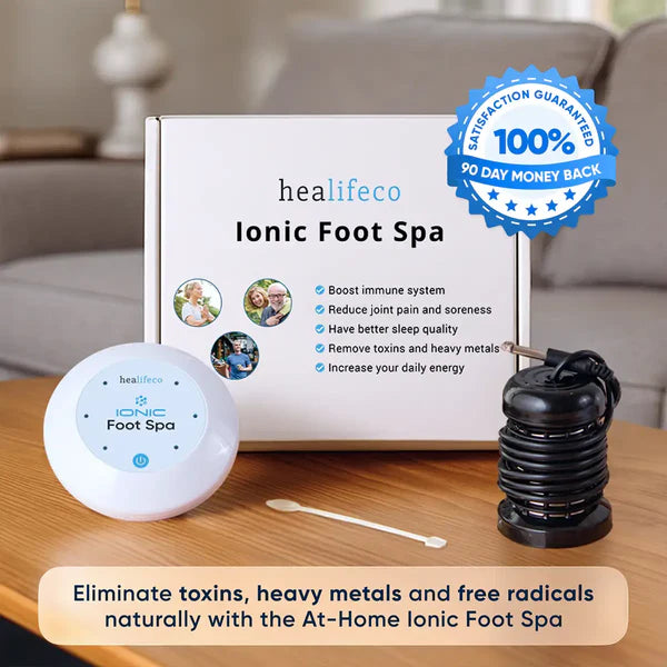 Healifeco Ionic Foot Spa Remove Toxins and Heavy Metals for a Healthier Life