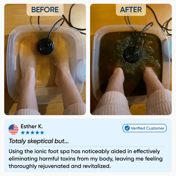 Healifeco Ionic Foot Spa Remove Toxins and Heavy Metals for a Healthier Life