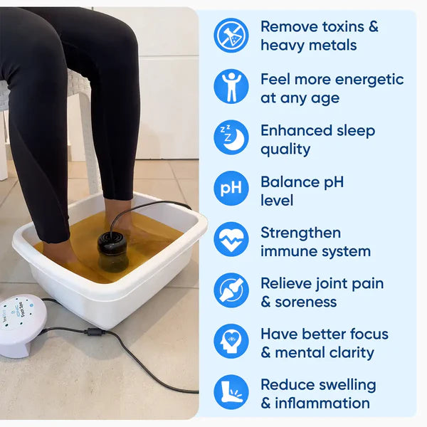 Healifeco Ionic Foot Spa Remove Toxins and Heavy Metals for a Healthier Life