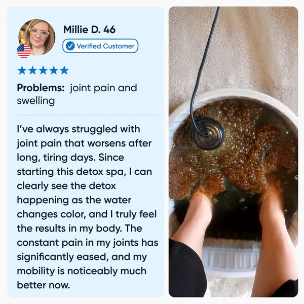 Healifeco Ionic Foot Spa Remove Toxins and Heavy Metals for a Healthier Life